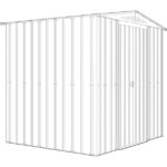 KOVINSKA VRTNA HIŠKA GLOBEL TOWER 86 ZELENA Š234 X G175 X V220 CM - slika 6